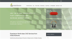 Desktop Screenshot of indiacadworks.com