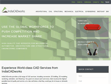 Tablet Screenshot of indiacadworks.com
